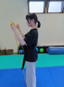 体力向上チューブトレーニング