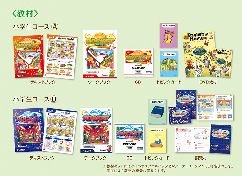 小学生コース 子ども英会話教室 幼児教室のセイハ英語学院